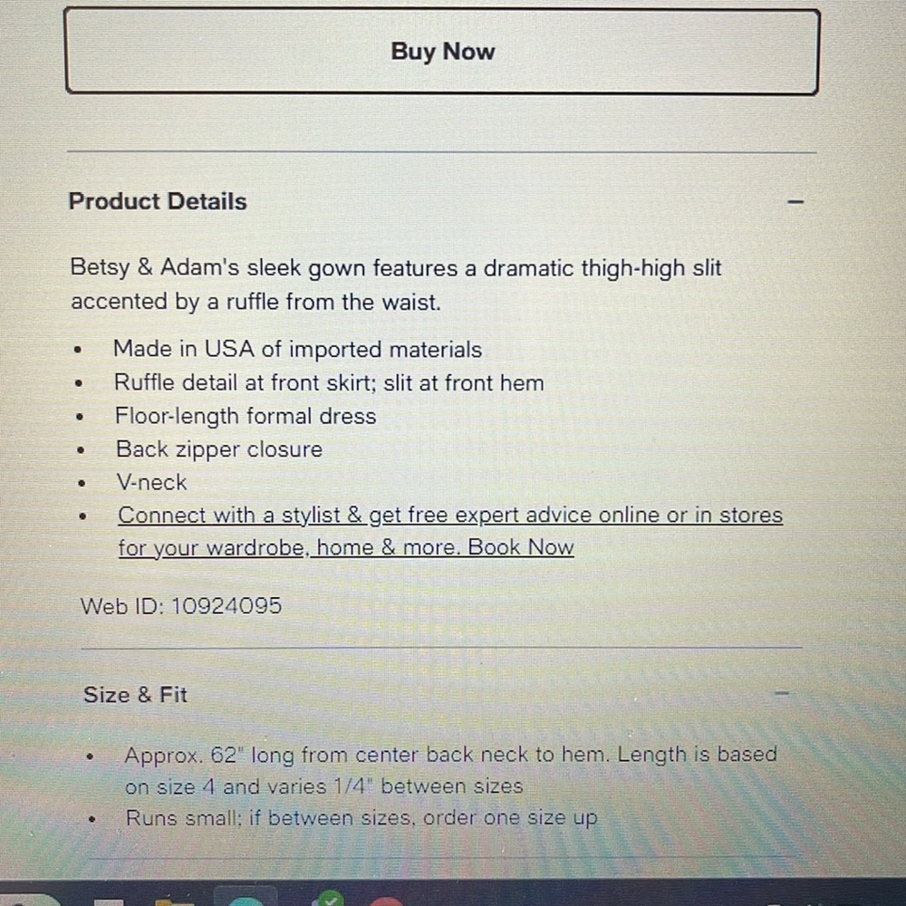 Black evening gown - Picture 5 of 7